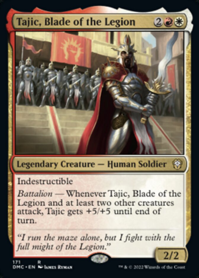 Tajic, Blade of the Legion [Dominaria United Commander] | The Time Vault CA