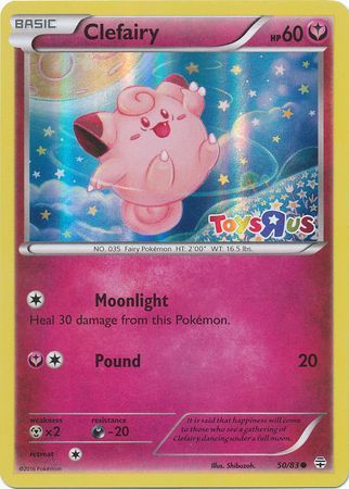 Clefairy (50/83) (Toys R Us Promo) [XY: Generations] | The Time Vault CA