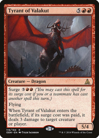 Tyrant of Valakut [Oath of the Gatewatch] | The Time Vault CA