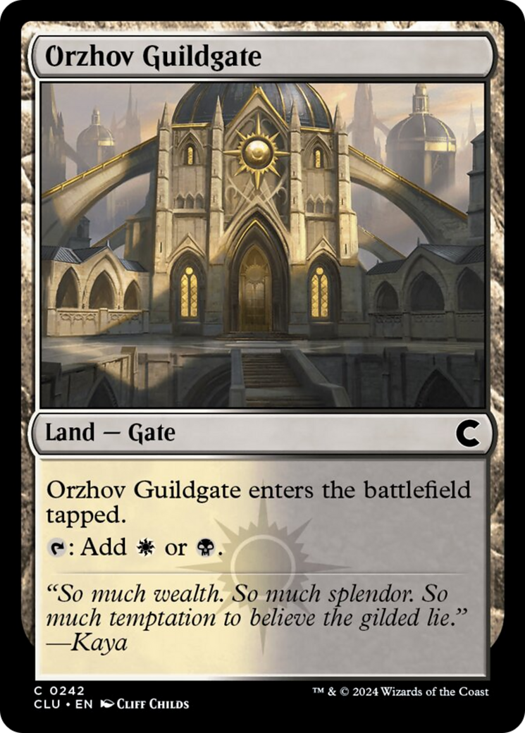 Orzhov Guildgate [Ravnica: Clue Edition] | The Time Vault CA