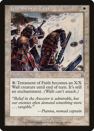 Testament of Faith [Odyssey] | The Time Vault CA