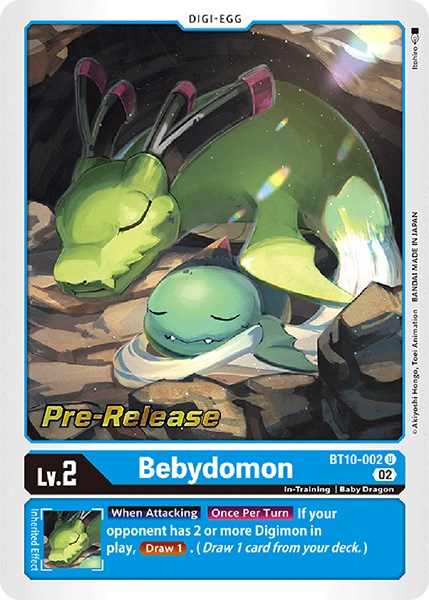 Bebydomon [BT10-002] [Xros Encounter Pre-Release Cards] | The Time Vault CA