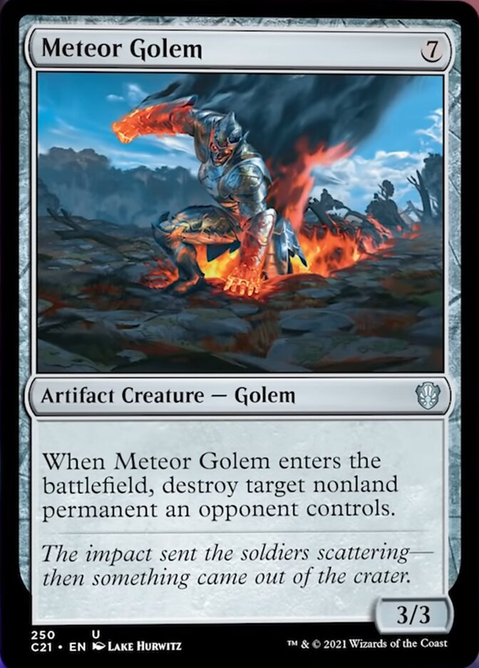 Meteor Golem [Commander 2021] | The Time Vault CA