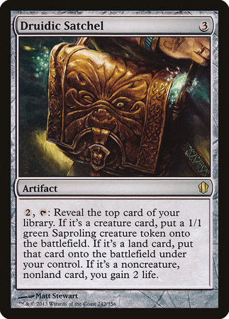 Druidic Satchel [Commander 2013] | The Time Vault CA