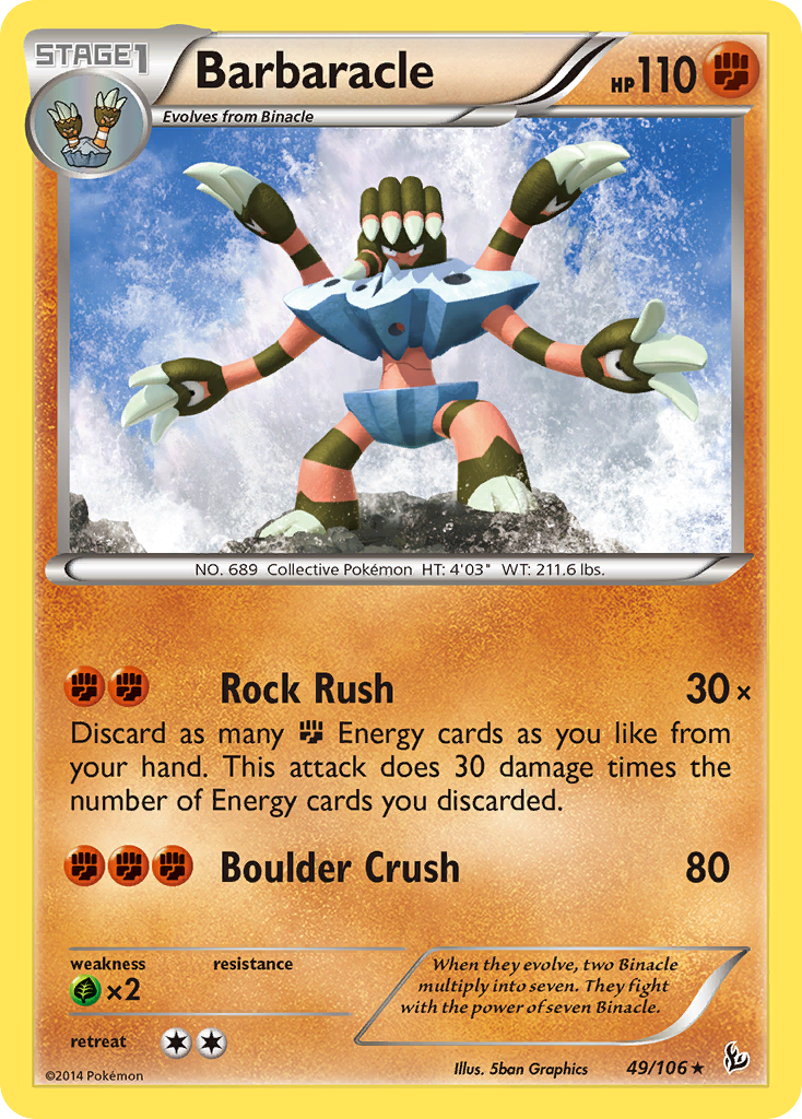 Barbaracle (49/106) [XY: Flashfire] | The Time Vault CA