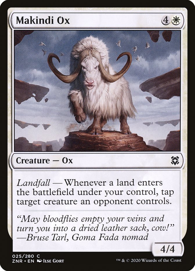 Makindi Ox [Zendikar Rising] | The Time Vault CA