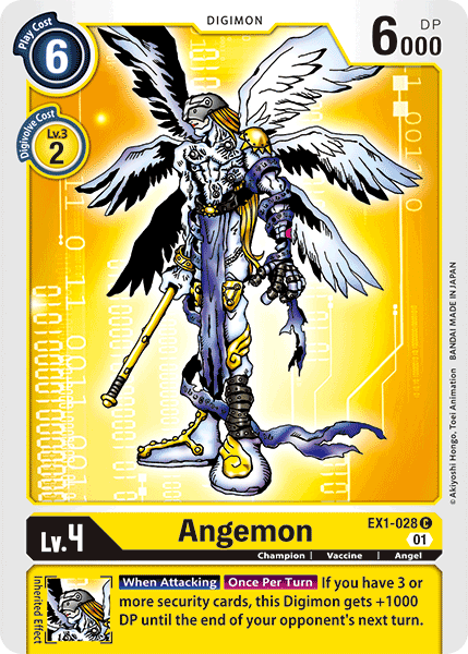 Angemon [EX1-028] [Classic Collection] | The Time Vault CA