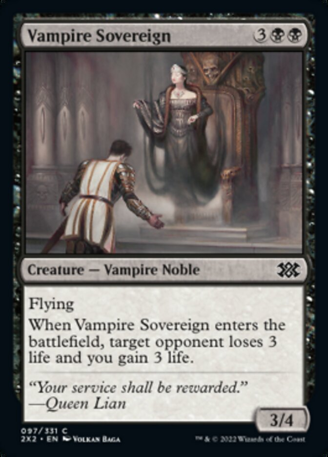 Vampire Sovereign [Double Masters 2022] | The Time Vault CA