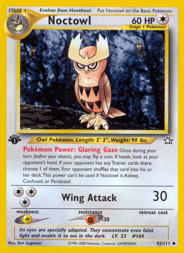Noctowl (42/111) [Neo Genesis 1st Edition] | The Time Vault CA