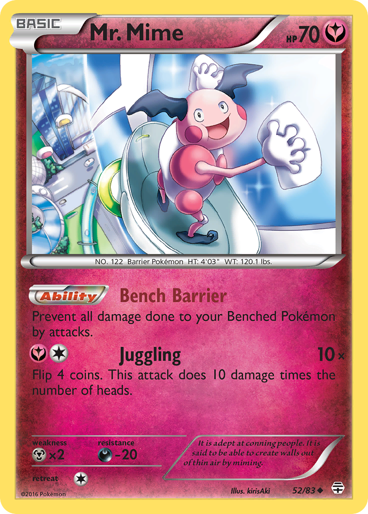 Mr. Mime (52/83) [XY: Generations] | The Time Vault CA