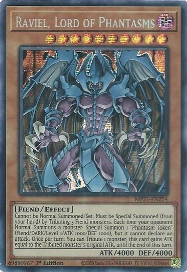 Raviel, Lord of Phantasms [MP21-EN254] Prismatic Secret Rare | The Time Vault CA