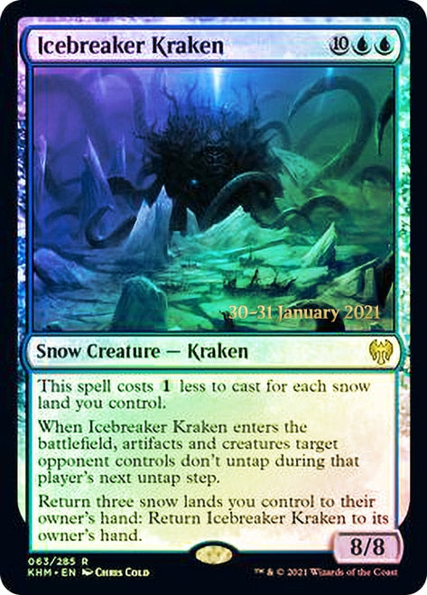 Icebreaker Kraken  [Kaldheim Prerelease Promos] | The Time Vault CA