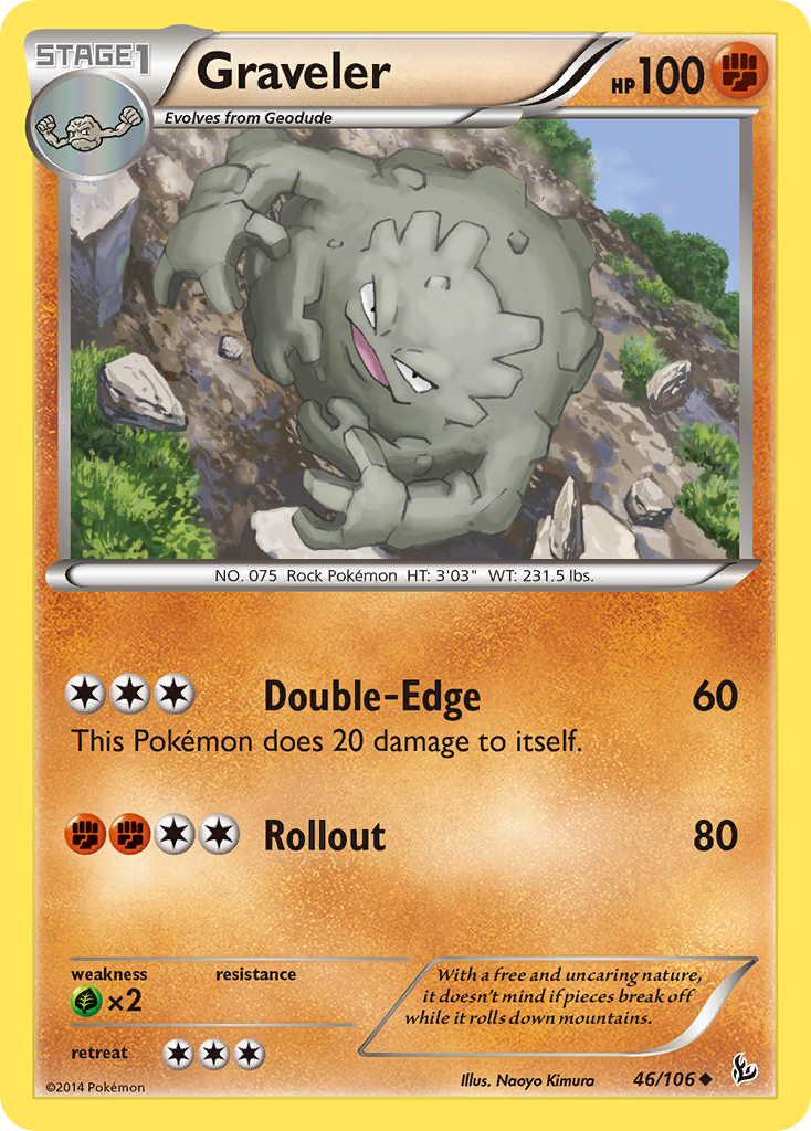 Graveler (46/106) [XY: Flashfire] | The Time Vault CA