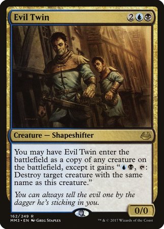 Evil Twin [Modern Masters 2017] | The Time Vault CA