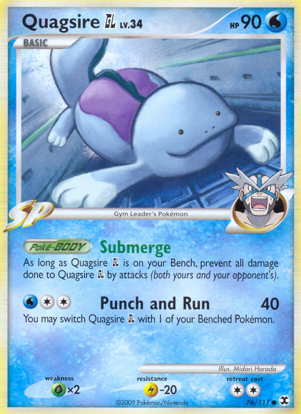 Quagsire GL (76/111) [Platinum: Rising Rivals] | The Time Vault CA