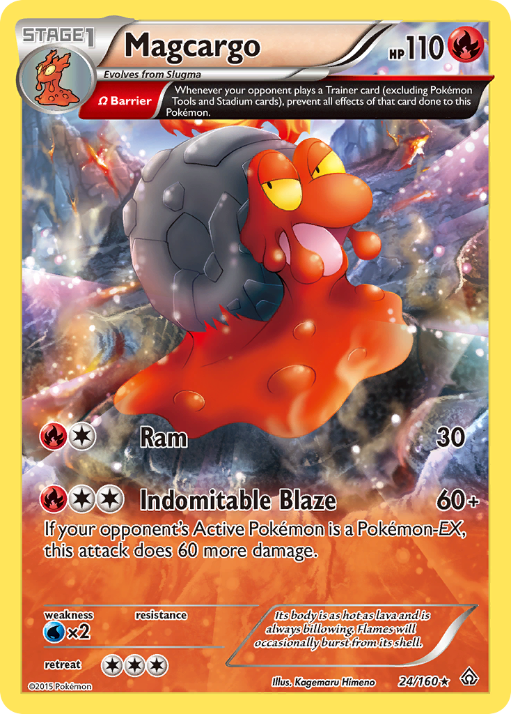 Magcargo (24/160) [XY: Primal Clash] | The Time Vault CA