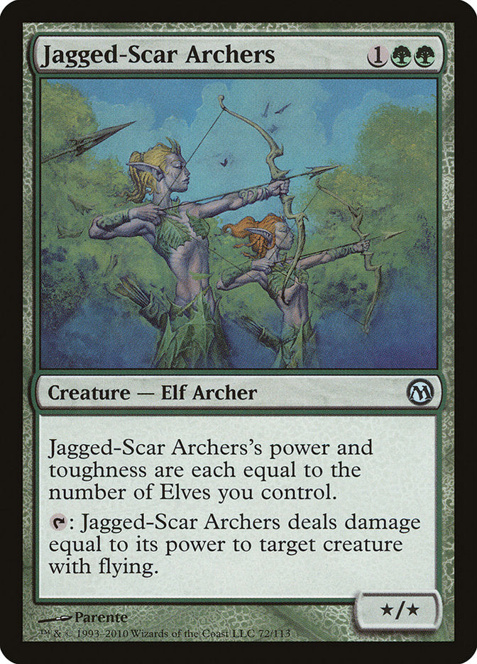 Jagged-Scar Archers [Duels of the Planeswalkers] | The Time Vault CA