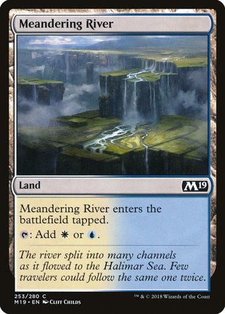 Meandering River [Core Set 2019] | The Time Vault CA