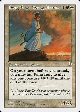 Pang Tong, "Young Phoenix" [Portal Three Kingdoms] | The Time Vault CA