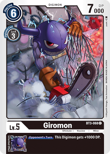 Giromon [BT3-068] [Release Special Booster Ver.1.5] | The Time Vault CA