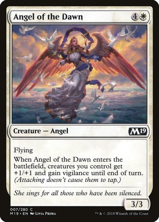 Angel of the Dawn [Core Set 2019] | The Time Vault CA