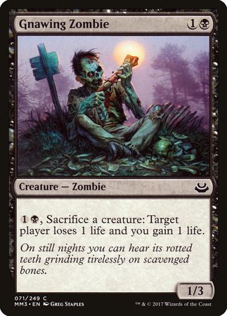 Gnawing Zombie [Modern Masters 2017] | The Time Vault CA