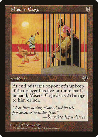 Misers' Cage [Mirage] | The Time Vault CA