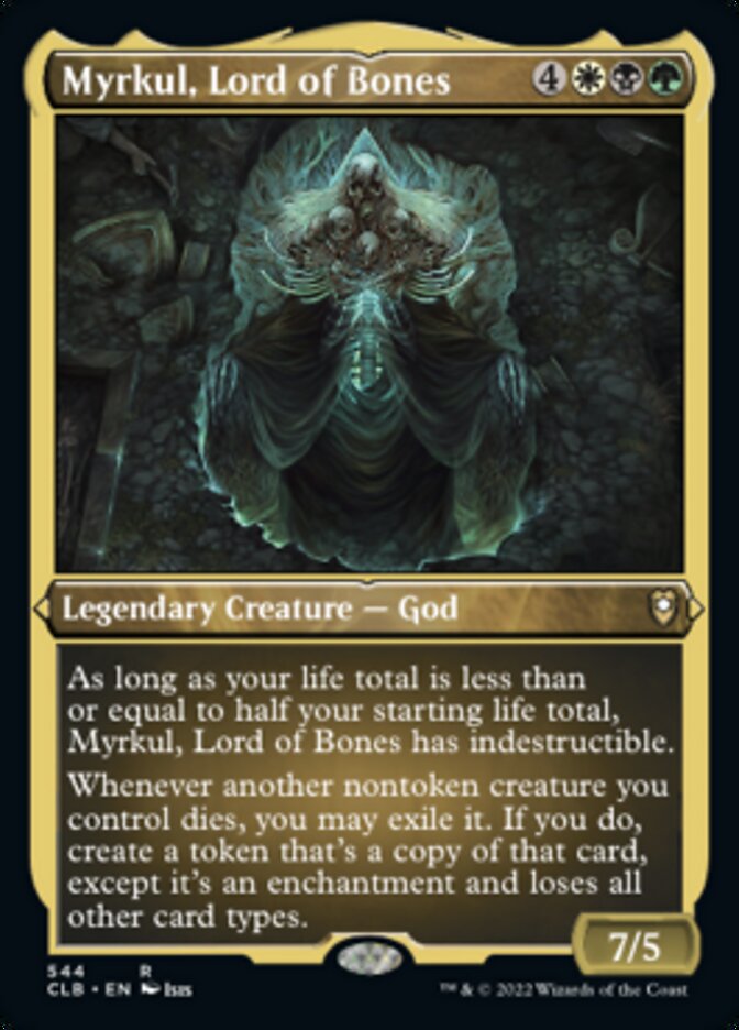 Myrkul, Lord of Bones (Foil Etched) [Commander Legends: Battle for Baldur's Gate] | The Time Vault CA
