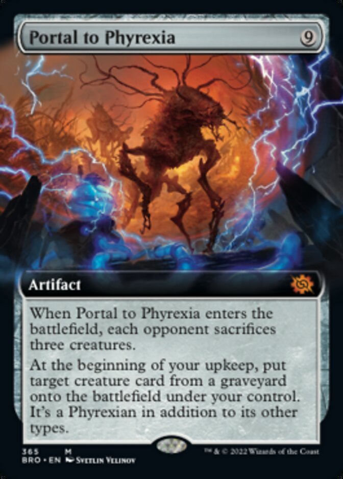Portal to Phyrexia (Extended Art) [The Brothers' War] | The Time Vault CA