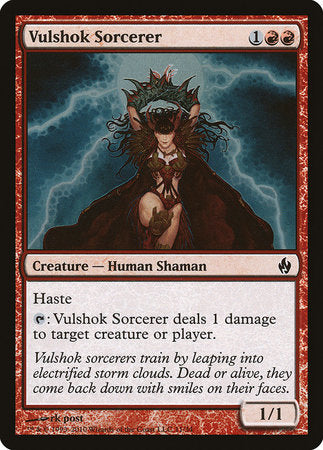 Vulshok Sorcerer [Premium Deck Series: Fire and Lightning] | The Time Vault CA