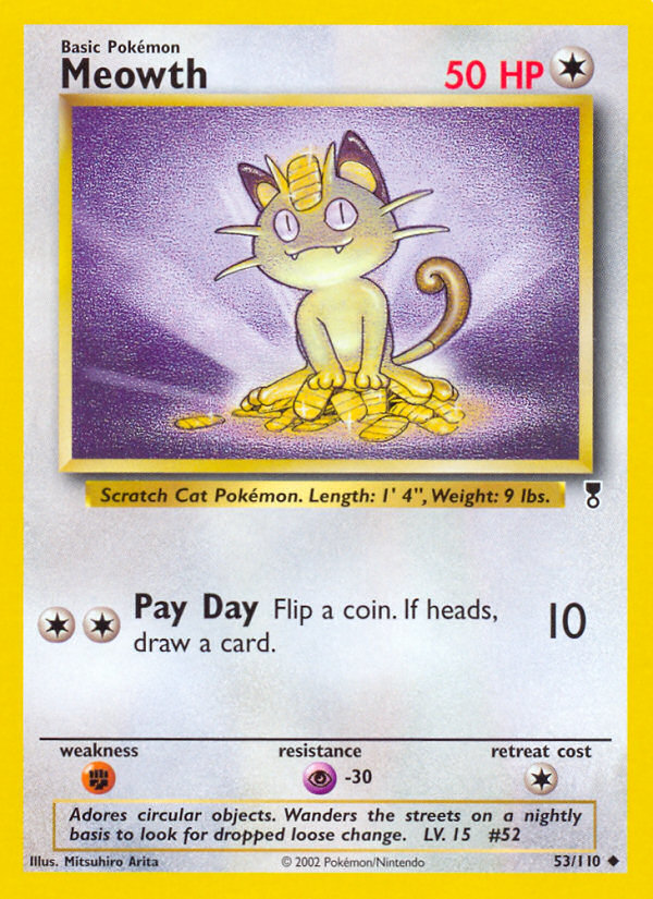 Meowth (53/110) [Legendary Collection] | The Time Vault CA