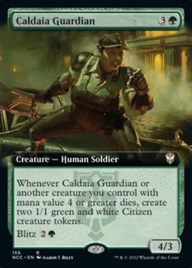 Caldaia Guardian (Extended Art) [Streets of New Capenna Commander] | The Time Vault CA