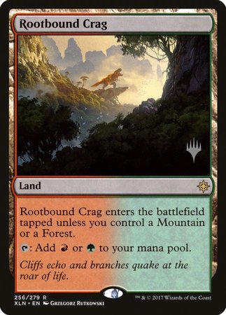 Rootbound Crag [Ixalan Promos] | The Time Vault CA