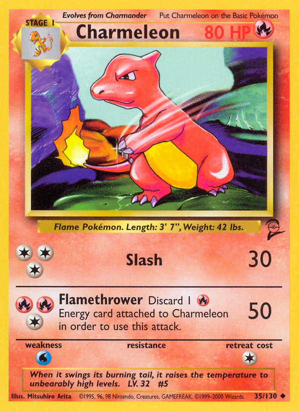 Charmeleon (35/130) [Base Set 2] | The Time Vault CA