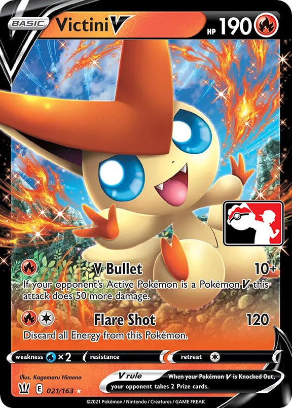 Victini V (021/163) [Prize Pack Series One] | The Time Vault CA
