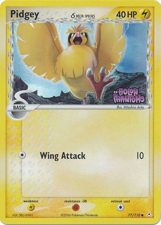 Pidgey (77/110) (Delta Species) (Stamped) [EX: Holon Phantoms] | The Time Vault CA