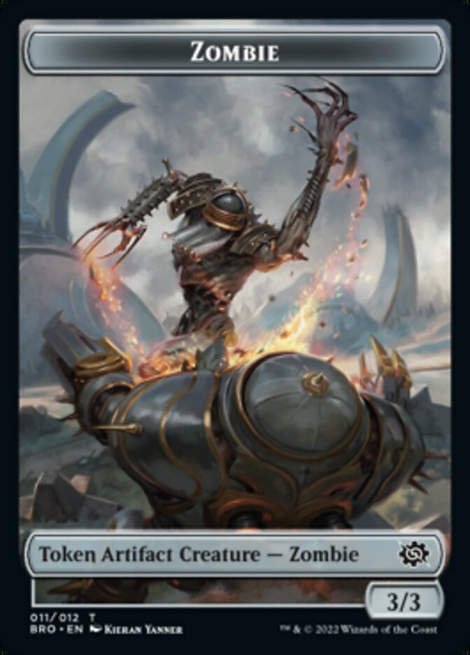 Zombie Token [The Brothers' War Tokens] | The Time Vault CA