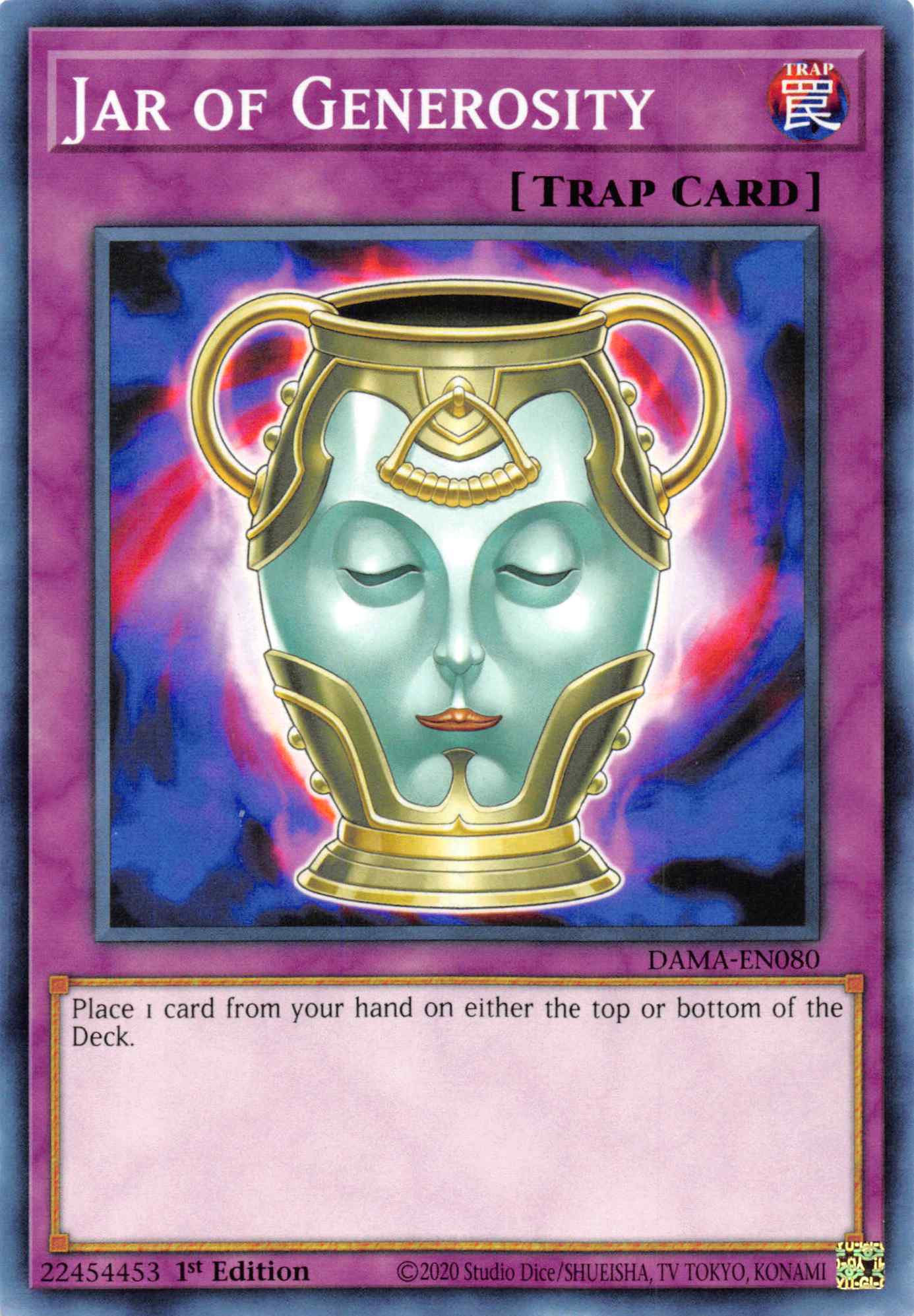 Jar of Generosity [DAMA-EN080] Common | The Time Vault CA
