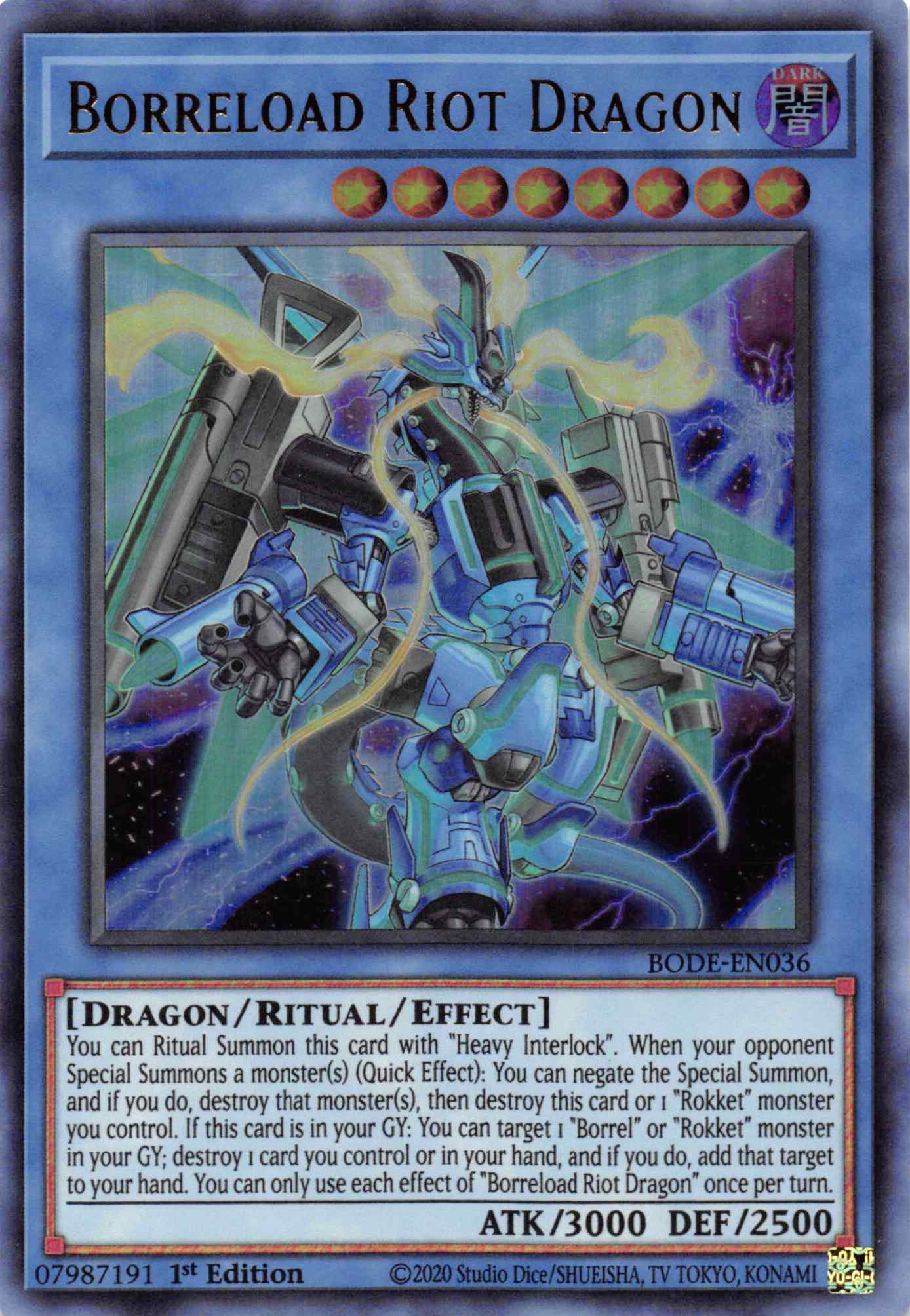 Borreload Riot Dragon [BODE-EN036] Ultra Rare | The Time Vault CA