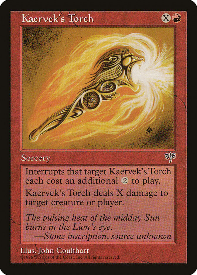 Kaervek's Torch [Mirage] | The Time Vault CA