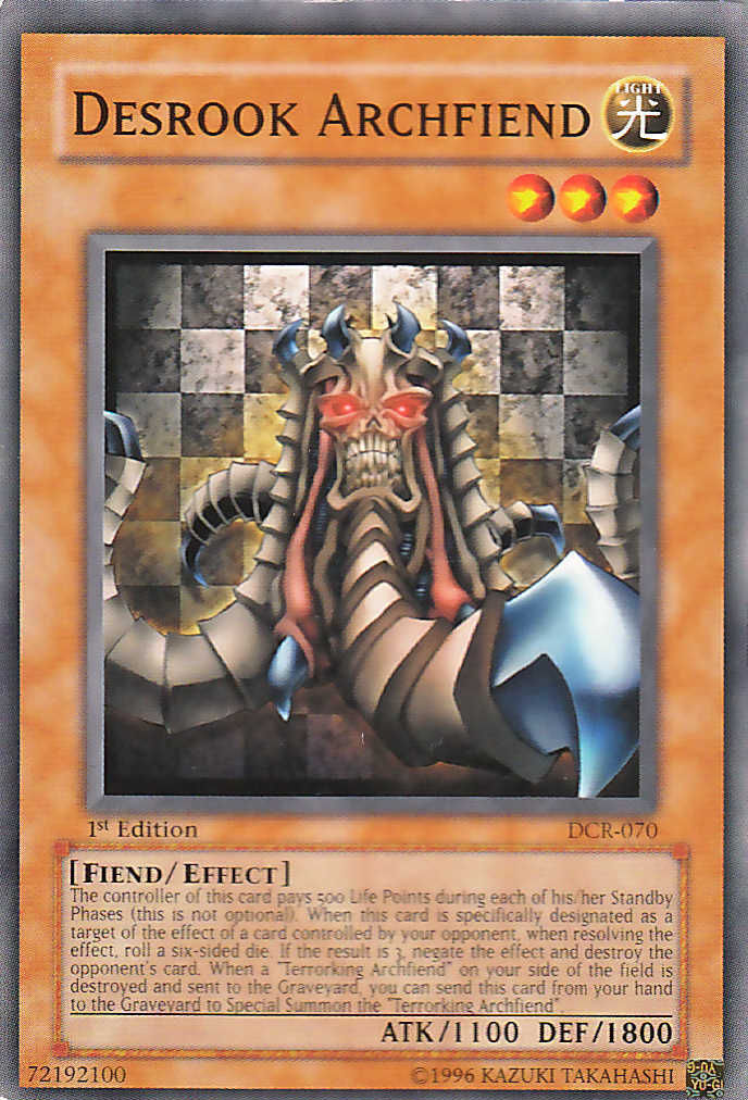 Desrook Archfiend [DCR-070] Common | The Time Vault CA