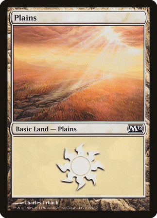 Plains (233) [Magic 2012] | The Time Vault CA