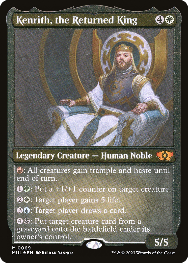 Kenrith, the Returned King (Foil Etched) [Multiverse Legends] | The Time Vault CA