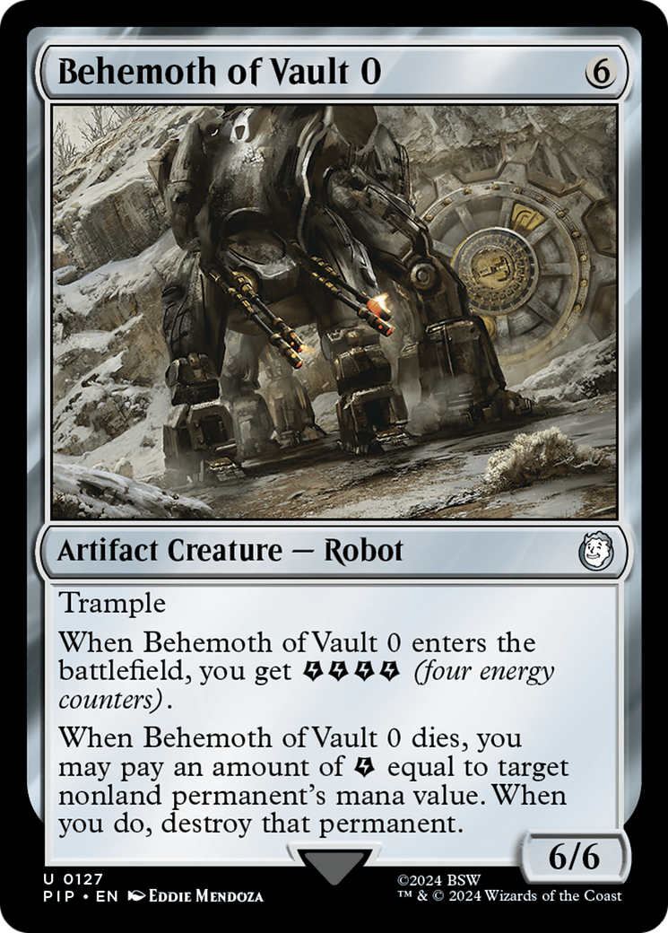 Behemoth of Vault 0 [Fallout] | The Time Vault CA