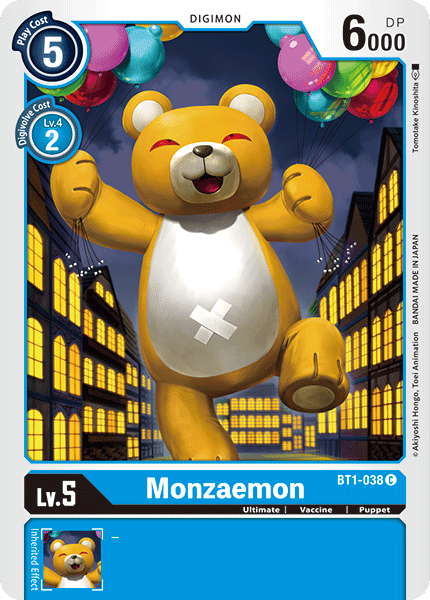 Monzaemon [BT1-038] [Release Special Booster Ver.1.0] | The Time Vault CA