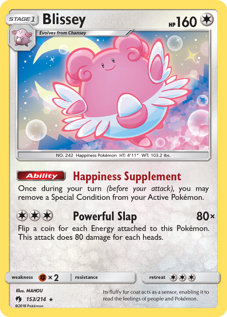 Blissey (153/214) [Sun & Moon: Lost Thunder] | The Time Vault CA