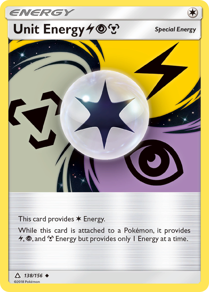 Unit Energy (138/156) (Lightning, Psychic, Metal) [Sun & Moon: Ultra Prism] | The Time Vault CA