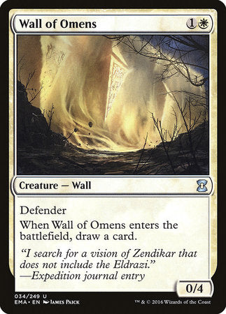 Wall of Omens [Eternal Masters] | The Time Vault CA