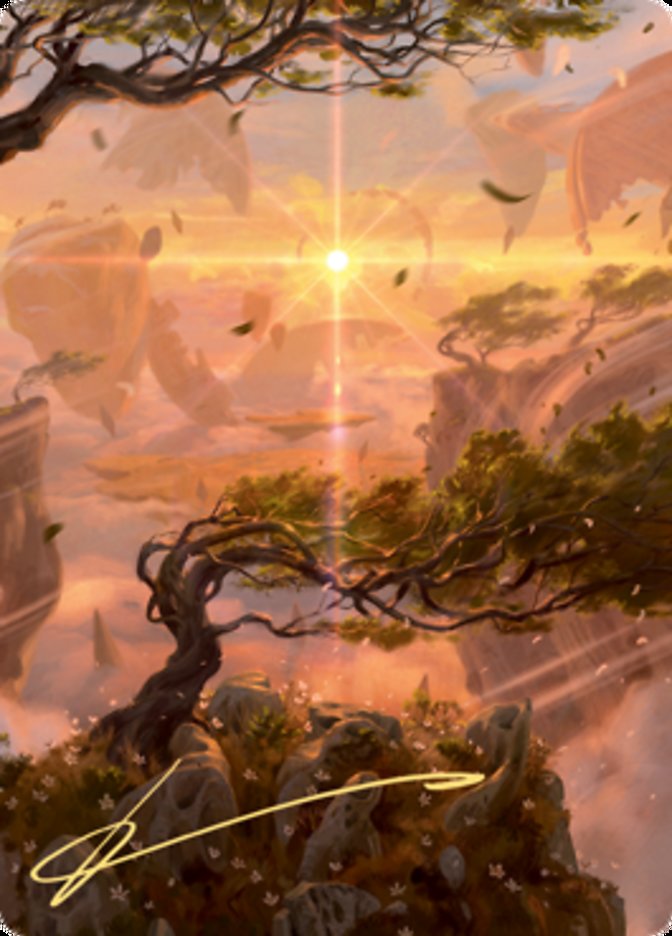 Windswept Heath Art Card (Gold-Stamped Signature) [Zendikar Rising Art Series] | The Time Vault CA