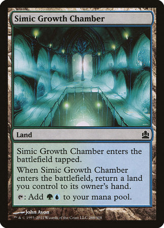 Simic Growth Chamber [Commander 2011] | The Time Vault CA